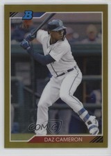 2020 Bowman Heritage Chrome Prospects Gold Refractor /50 Daz Cameron 06st