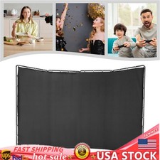 Backdrop Stand Floor Standing Photography Backdrop Stand w/Black Cloth 4 2.4m