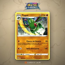 Pokémon Flygon 076/172 Astri Lucenti ITA Near Mint Rara BRS Italiano 2022 Carta