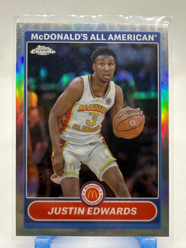 Justin Edwards #2K7-1 2023 Topps Chrome McDonald's All American 2007 card
