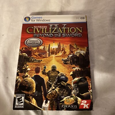 Sid Meier's Civilization IV: Beyond the Sword (PC, 2007) Complete
