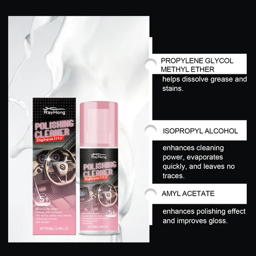 Car Interior Polish Car Interior Cleaner Interior Detailer Spray 100ml - Picture 7 of 14