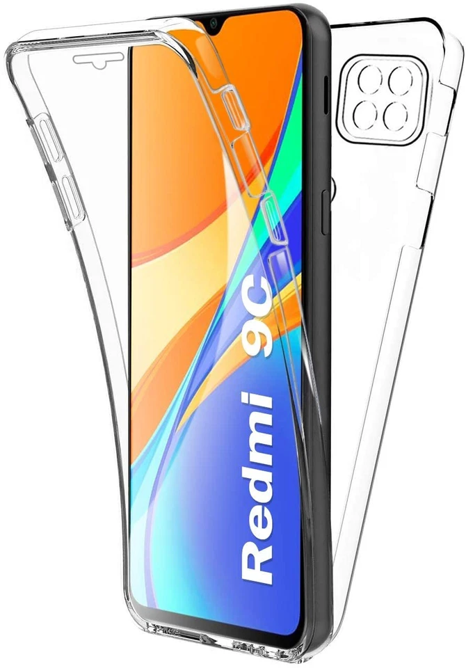HQSELECTION Coque 360 Protection Intégral Pour Xiaomi Redmi 9,9A,9C,9T, Mi 11 lite