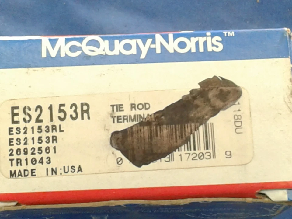 Barra de amarre McQuay-Norris ES2153R Ford Mercury Escort Tempo EXP Lynx Topaz 81-94 EE. UU. Foto 2 de 4