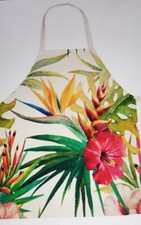 Tropical Kids Unisex Apron Bib Cooking Painting.