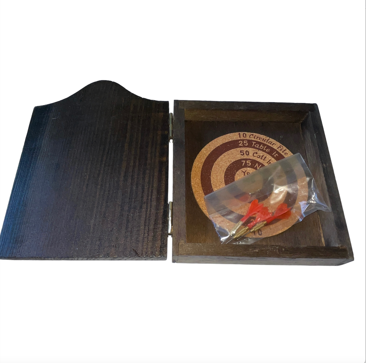 Vintage Kings Head Pub and Lodging Dart Board Set Mini Small