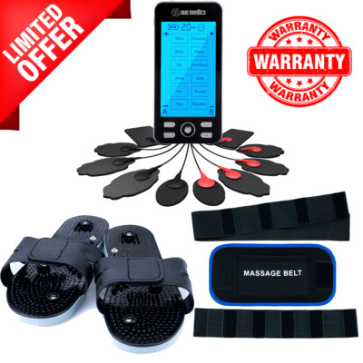 Tens Unit Muscle Stimulator Complete Set Belt SlippersMuscle Recovery Neuropathy