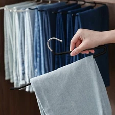 Open Ended Pants Hangers 5 Pack Single Rod Trouser/slack Hangers Semiopen Spaces