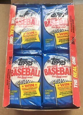 Topps 1983 Michigan Test Pack Baseball Guaranteed Factory Sealed Wax -1 pack