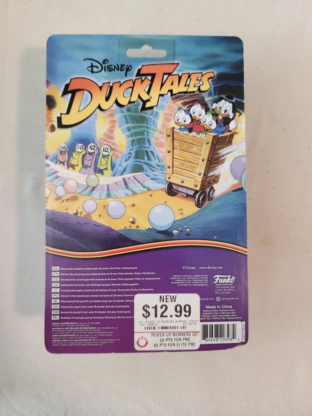 Disney Duck Tales MOC 4.5" Scrooge McDuck Action Figure Funko