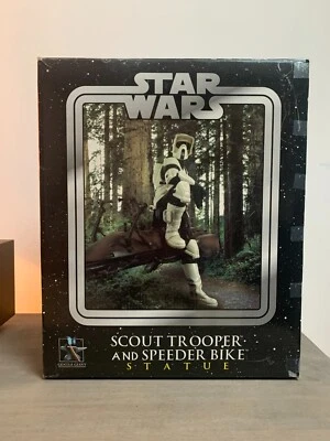 Star Wars - Scout Trooper and Speeder Bike - Gentle Giant - Retour du jedi - Photo 1/4