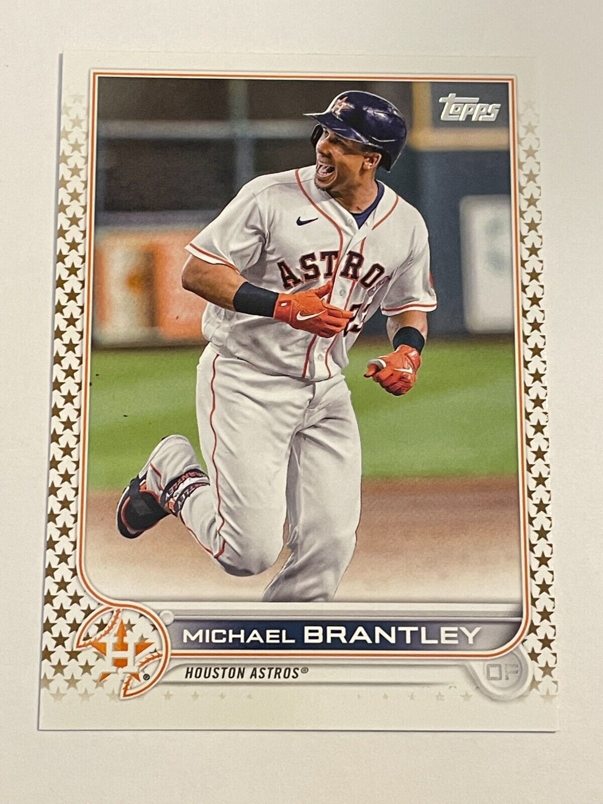 2022 Topps Baseball Gold Stars #199 - Michael Brantley - Houston Astros
