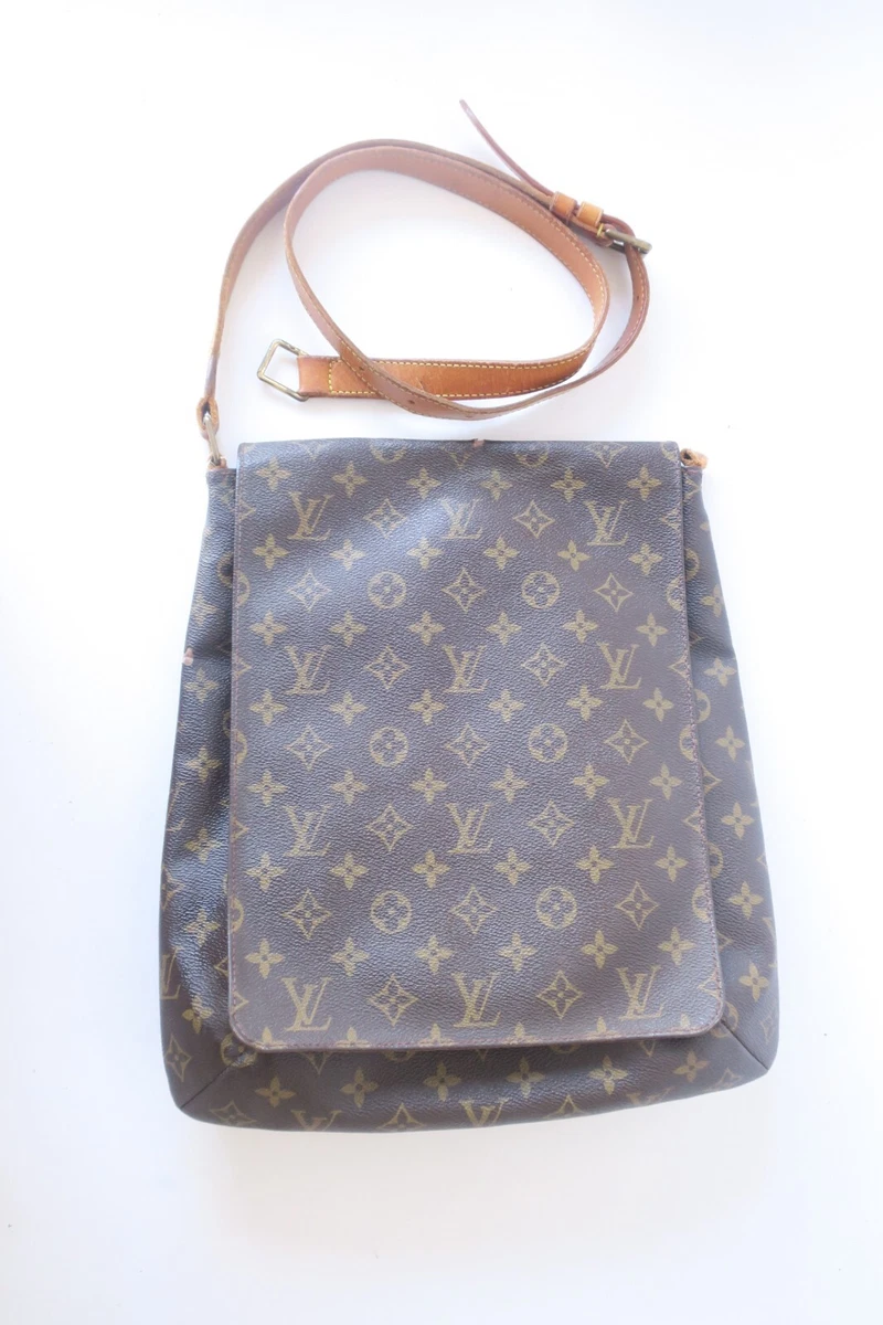 Authentic Louis Vuitton Musette Salsa GM Monogram Shoulder bag brown #16919