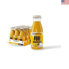 Refreshing Cold-Pressed Mango Juice, 12-Pack of 8.4 oz Bottles, Pure Goodness