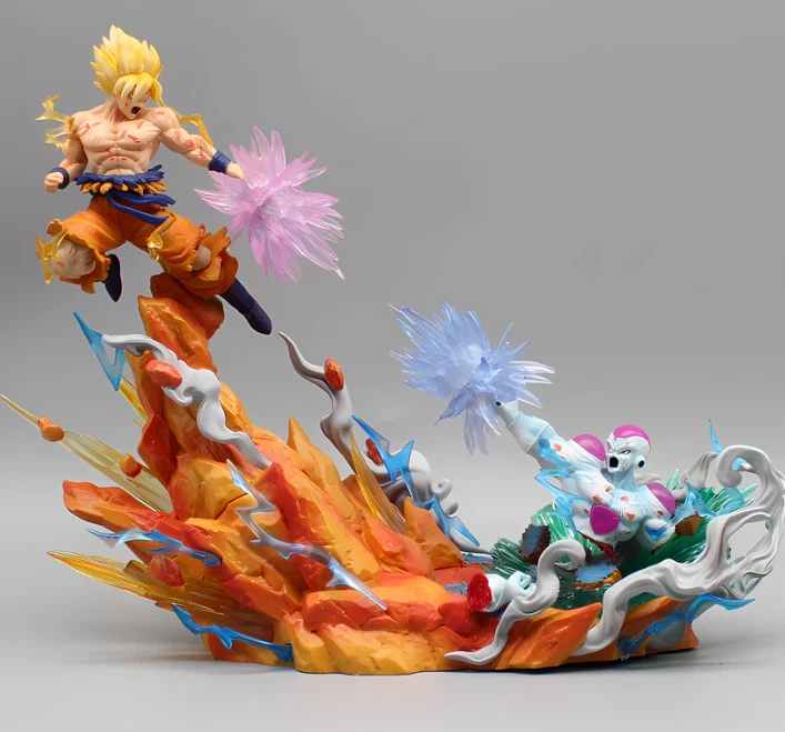 Figura Goku vs Freezer - Dragonball Z PVC Resina Juguete - Goku Freezer Juguete 25 cm NUEVO Foto 4 de 4