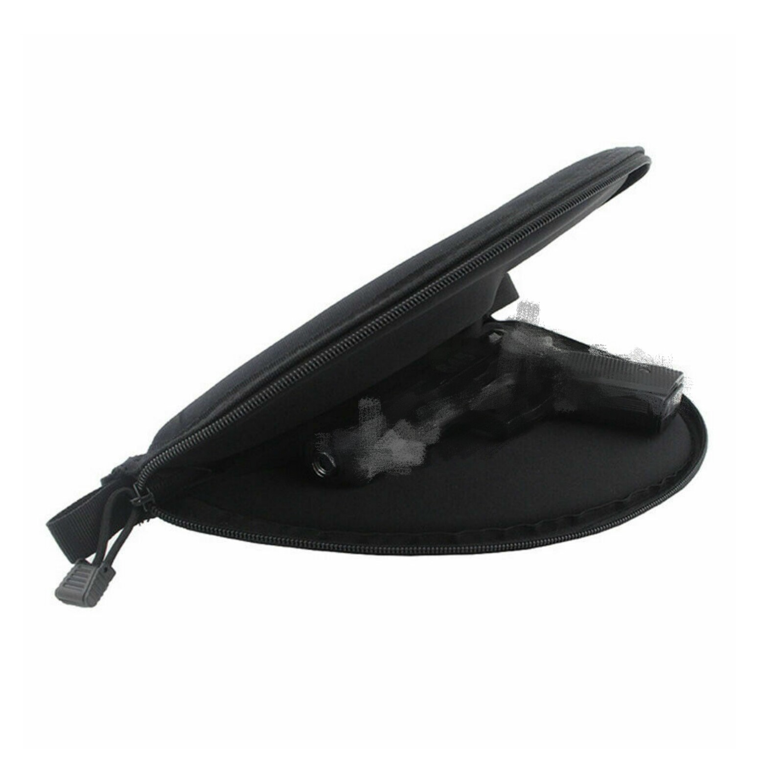 Pistol Case Soft Nylon Gun Rug Handgun Padded Storage Black Zippered