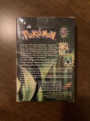 Pokemon Trading Card Game Koga Theme Deck SEALED | eBay
