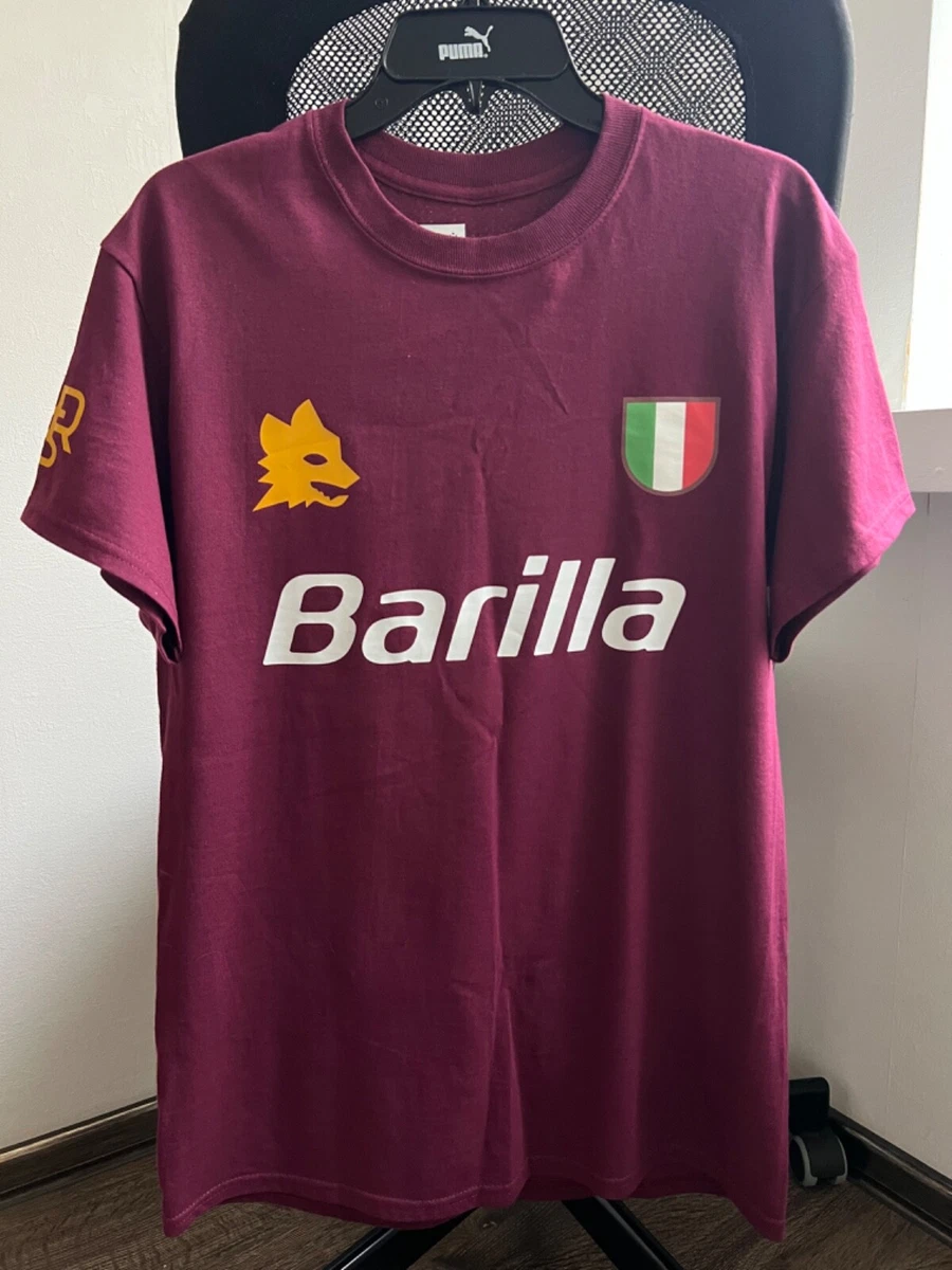 AS ROMA HOME 1990 5 RETRO REPLICA FOOTBALL SHIRT SOCCER JERSEY