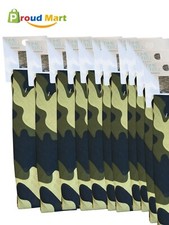 Lot of 12 Time Tru Bandana 100 Cotton Camo Print Camoflage One Size Fits All