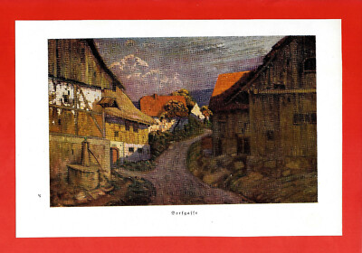 Dorfgasse * Eugen Burkert (1924/25)   [TÜ-657]