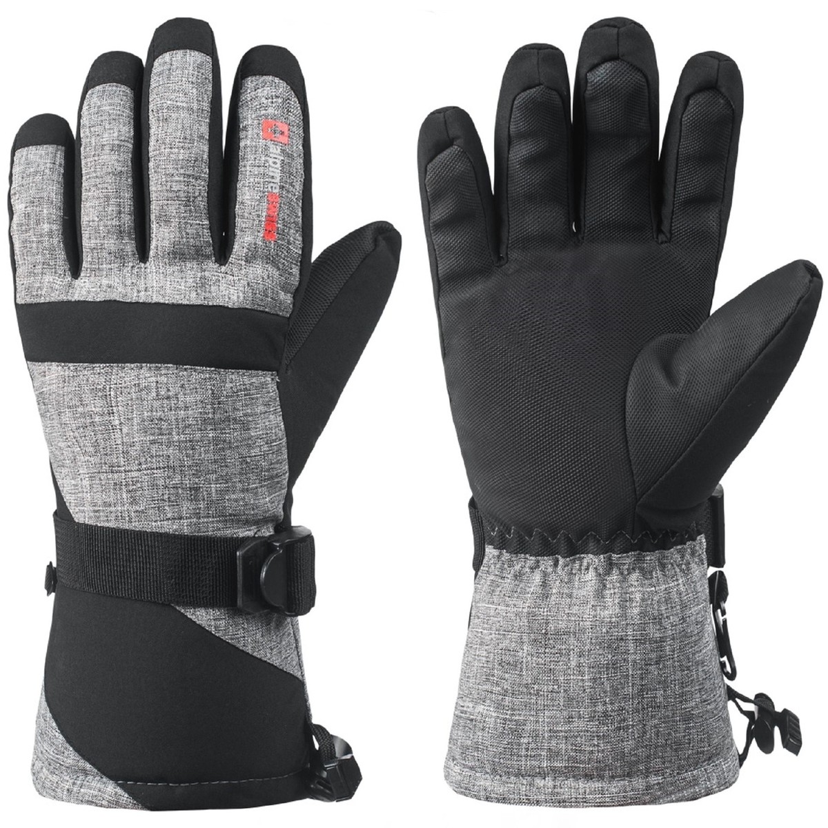 Mens waterproof snow gloves discount