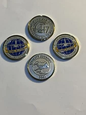 Boeing Challenge Coin’s-C-17 SSIFT Let’s Roll, Cape Gold, (2) TSSR’s Coins & Pin