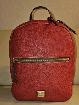 Dooney & Bourke Pebble Grain Ronnie Backpack RED