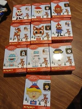 Brick Building Set Christmas Ornament Characters Rudolph Cartoon Choice Of 2