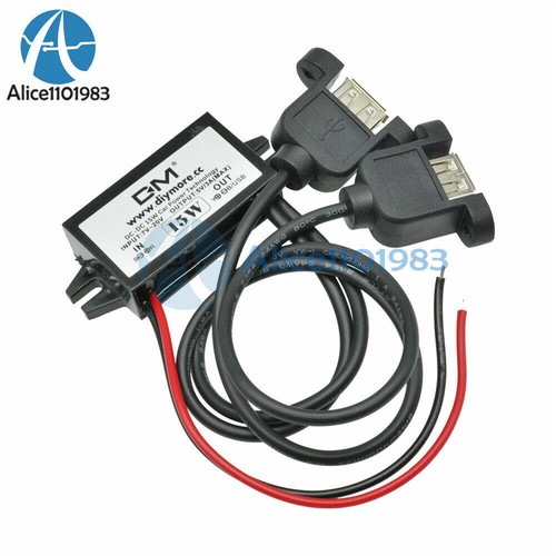 Convertitore 12V A 5V USB Adattatore Auto USB Da 12V A 5V: Caricabatterie Doppia Porta Per Telefono In Macchina, Convertitore DC Modulo Step Down 12v 5v 2 Usb - Foto 7