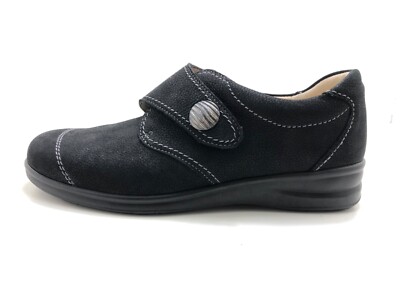 Finn Comfort Alzano Damen Halbschuh Slipper Comfortschuh Schwarz Gr. 38 (UK 5)