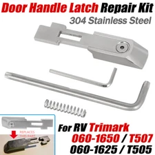 For T507 060-1650 Trimark RV Door Lock Door Handle Latch Repair - 304 Stainless