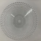 L E Smith Glass Hobnail Mount Pleasant Tear Drop 1938 Serving Bowl Depression