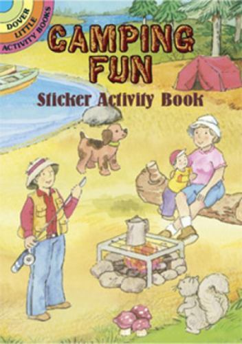 Camping Fun Sticker Activity Book by Cathy Beylon (2003, Trade Paperback)
