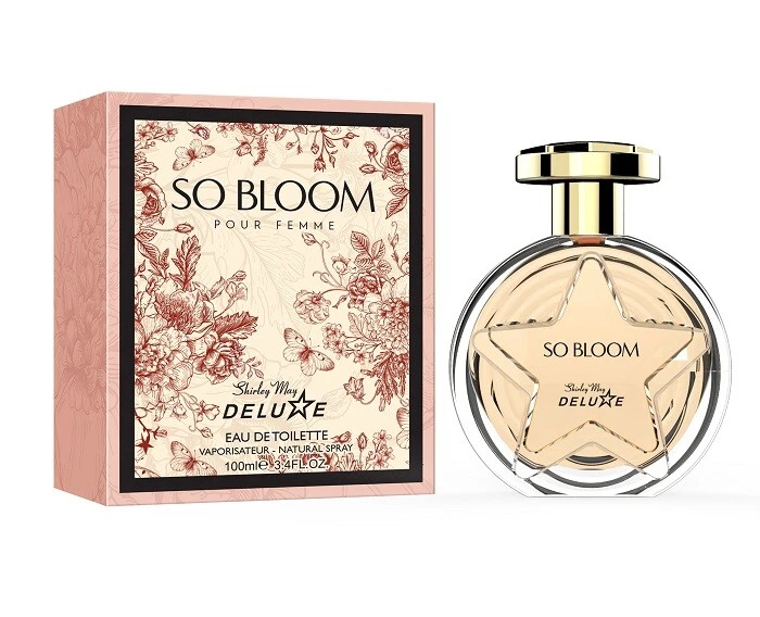 SO BLOOM designer 3.3 oz EDP perfume spray by SHIRLEY MAY DELUXE
