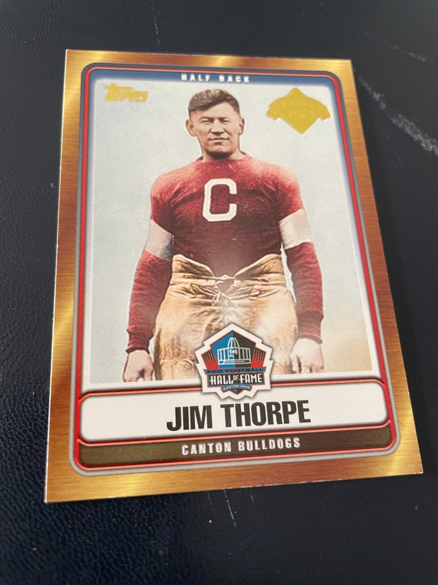 2006 Topps Hall of Fame Football #HOFT-JT Jim Thorpe - Canton