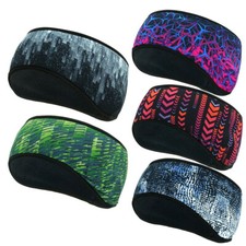Winter Fleece Ear Warmer Headband Moisture Wicking Running Earmuffs Sweatband