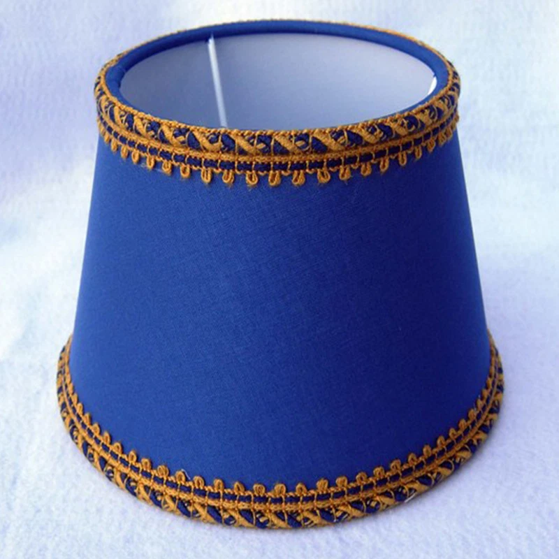 Abat-jour Bleu, Excellent état, Forme Classique, Sans Marque