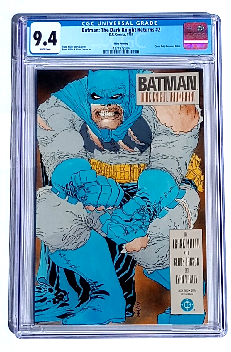 Batman Dark Knight Returns #2 CGC 9.4 Triumphant 3rd Print Miller