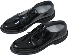 12D- CAPPS US Military High Gloss Oxford Shoes Dress Shoe ASU Uniform VIBRAM