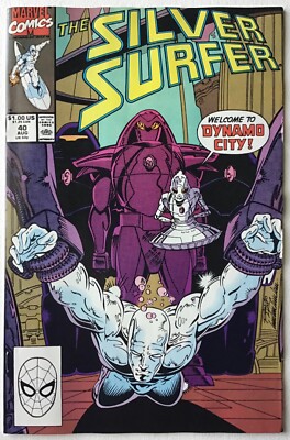 Silver Surfer 40 Dynamo City 1990 VF/NM  Will Combine Shipping
