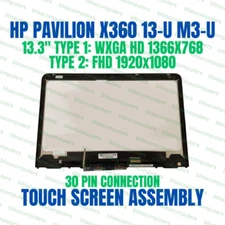 13.3" HP Pavilion x360 M3-U M3-U003dx LCD Screen Touch Digitizer Assembly