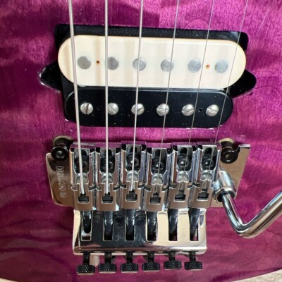Sterling by Music Man AX40 Purple EVH Style Modified Guitar