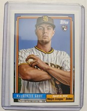 Mackenzie Gore RC 2022 Topps Archives Major League Debut San Diego Padres #358