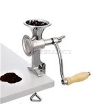 Stainless Steel Nuts Grain Hand Crank Manual Wheat Coffee Soybeans Mill Grind am
