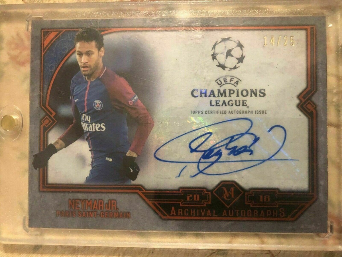 Neymar Jr PSA 10 World Cup lot & Topps Uefa Champions League