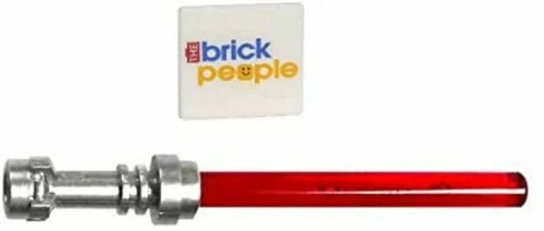 LEGO Accessories: Star Wars Replacement Red Lightsaber (Trans-red) for Minifigs