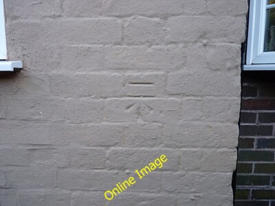 Photo 6x4 OS benchmark(s) - House at Broadhurst Green Pye Green A rather  c2014