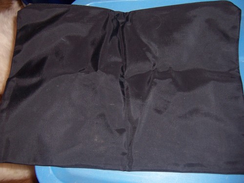 Borsone sportivo vintage Nike arancione/nero poli/nylon - Foto 6 di 7