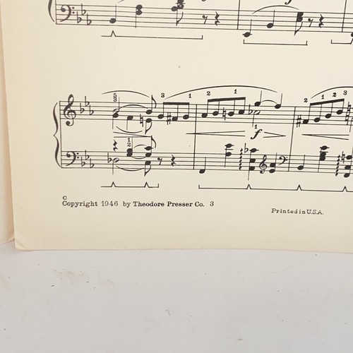 Vintage 1946 Out For A Stroll Klavier Solo Noten von Joseph M Hopkins - Bild 5 von 10