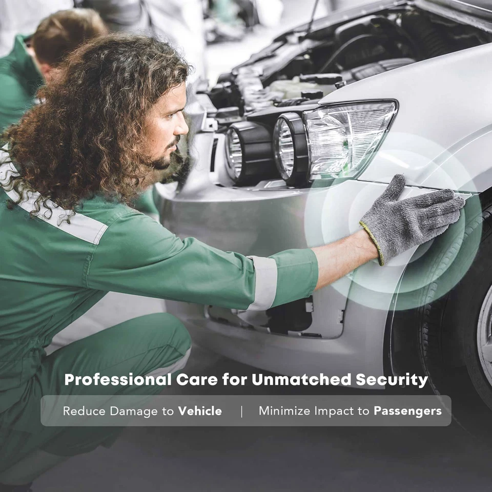 Barra frontal amortiguador de energía de impacto para parachoques delantero para Hyundai Sonata 2006 2007 2008 Foto 4 de 4